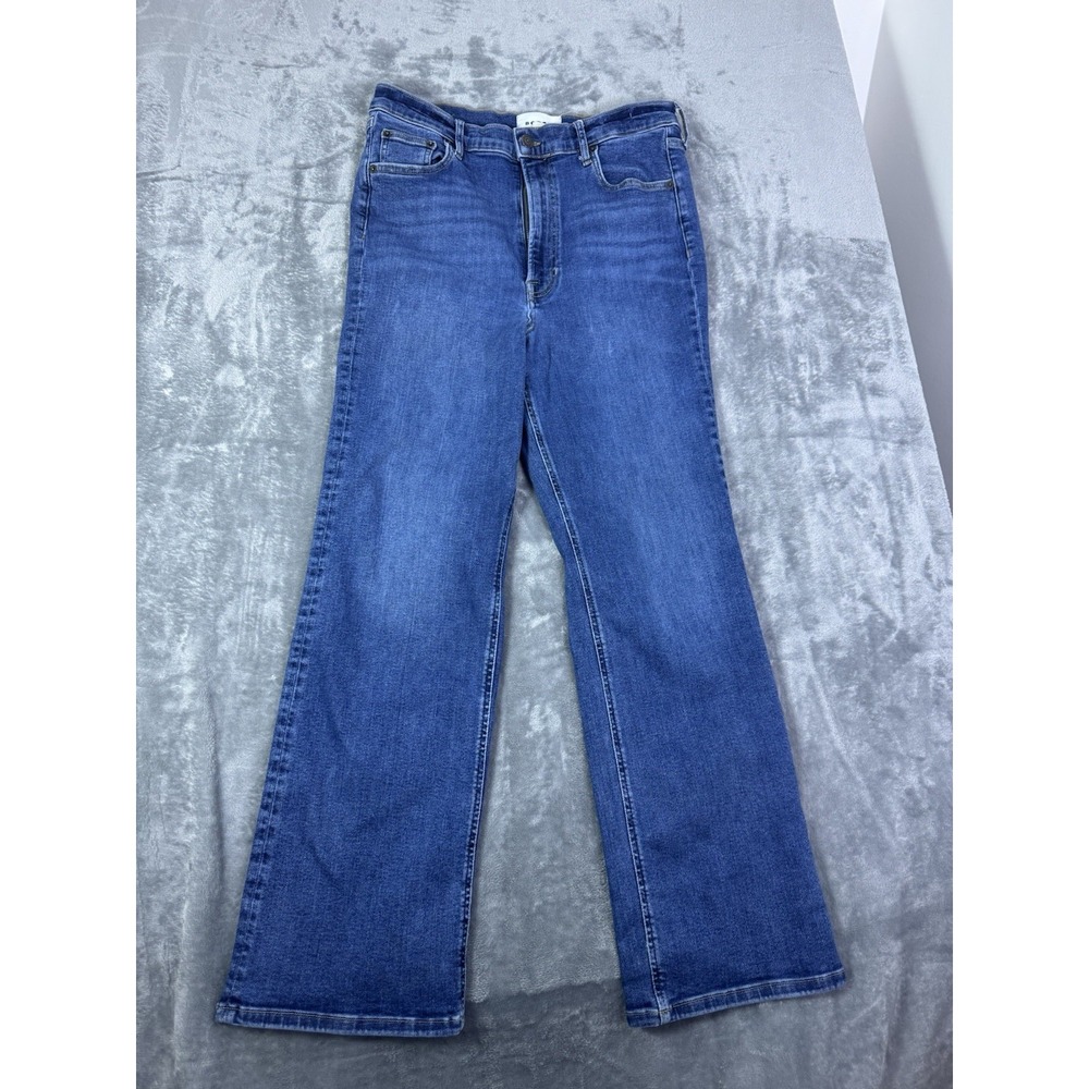 Boden Women's Blue Denim High Rise True Straight Jeans W 31 L 32